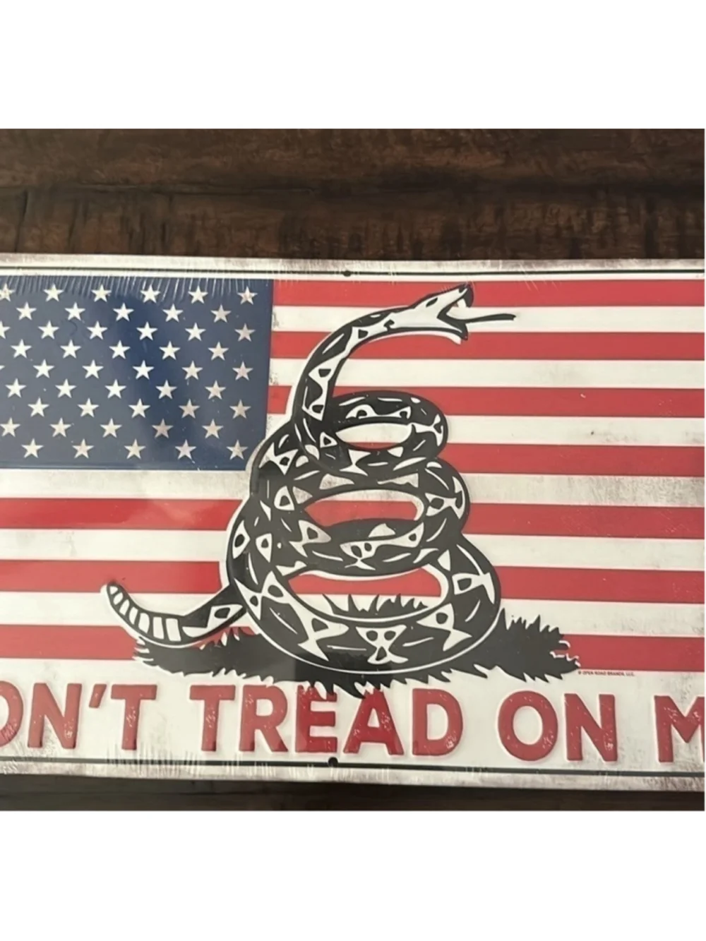 NWT Don’t Tread On Me metal Sign. Open Roads.